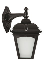 Opviq Lámpara de Pared Exterior Estilo Americano Negro y Blanco BAP-68185-BSY-M3